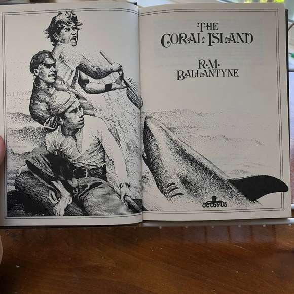 The Coral Island by R.M. Ballantyne Hardcover - Picture 4 of 12